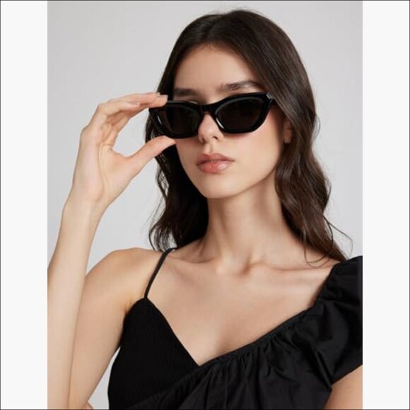 Non-Polarized Cat Eye Sunglasses with UV400 Nylon Lenses, Acetate Frame main image 5